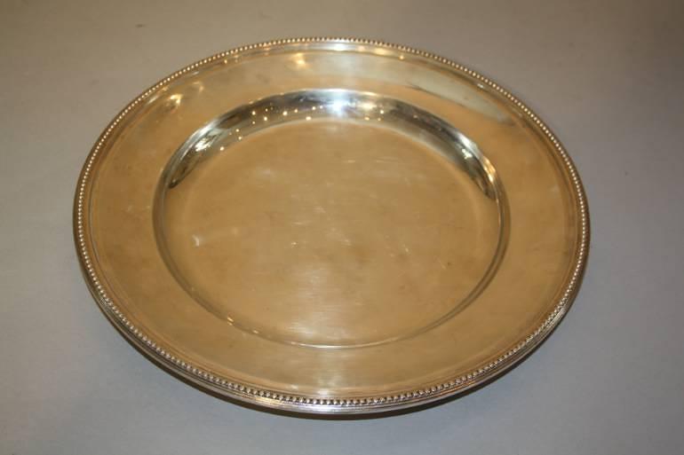 A Christofle Circular Serving Plate