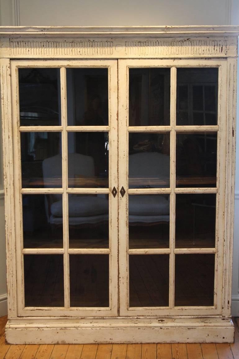 A pair of French Antique cabinets/bookcases