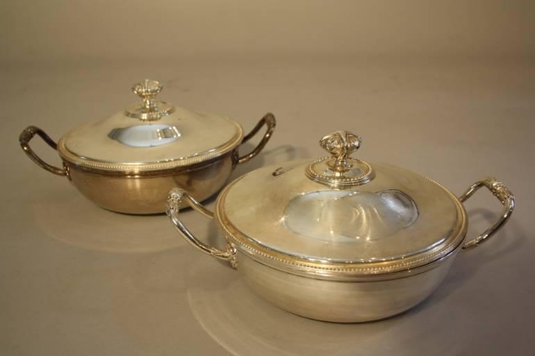 A pair of Christofle Vegetable Tureens