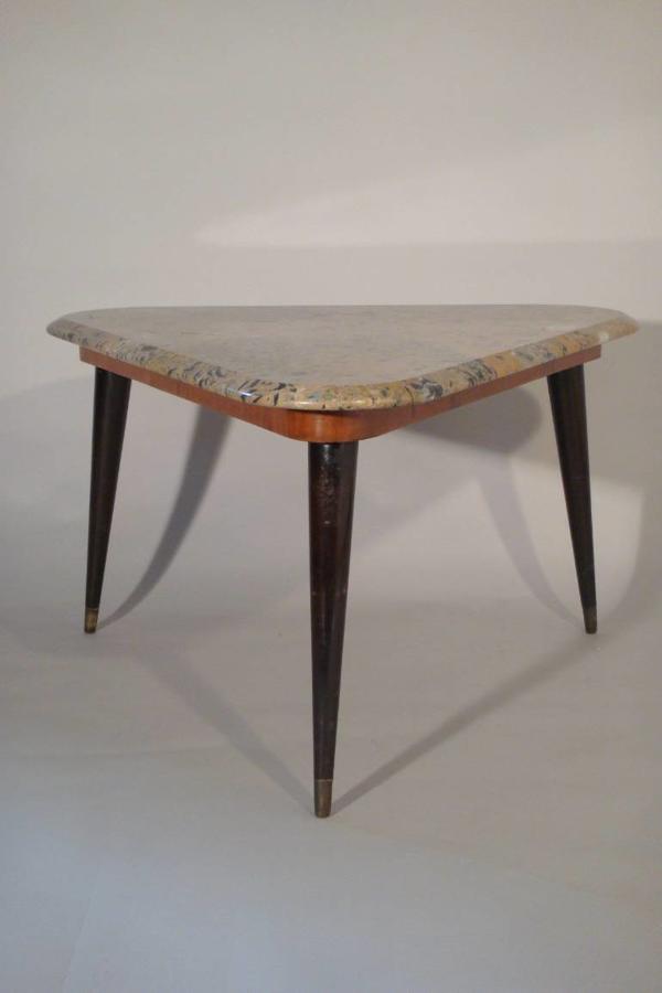 Vintage Italian 1950`s marble side table.