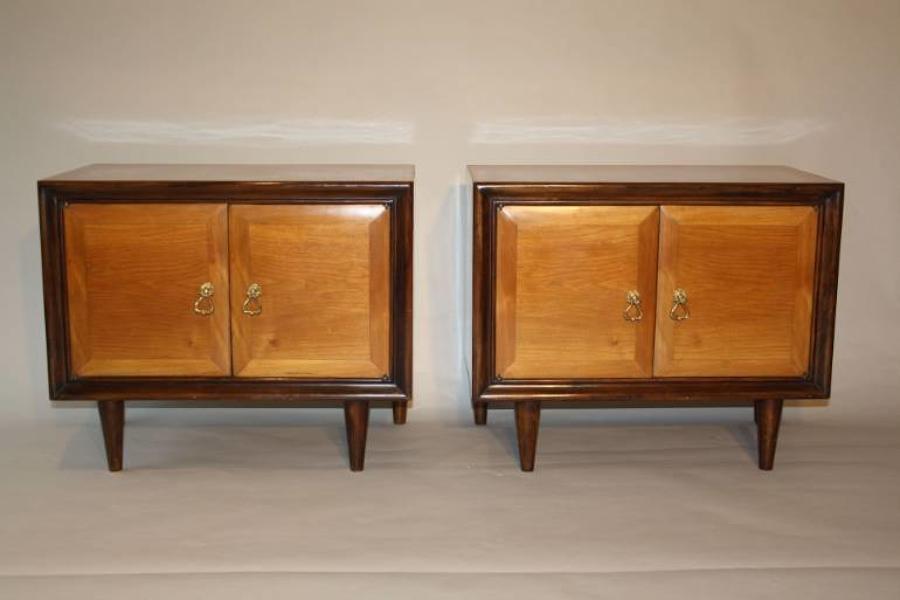 Pair of Italian bedside cabinets