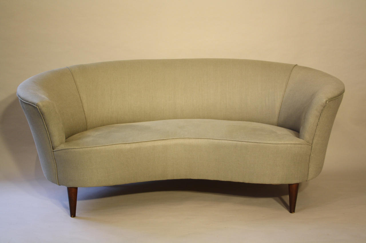 Italian curved sofa