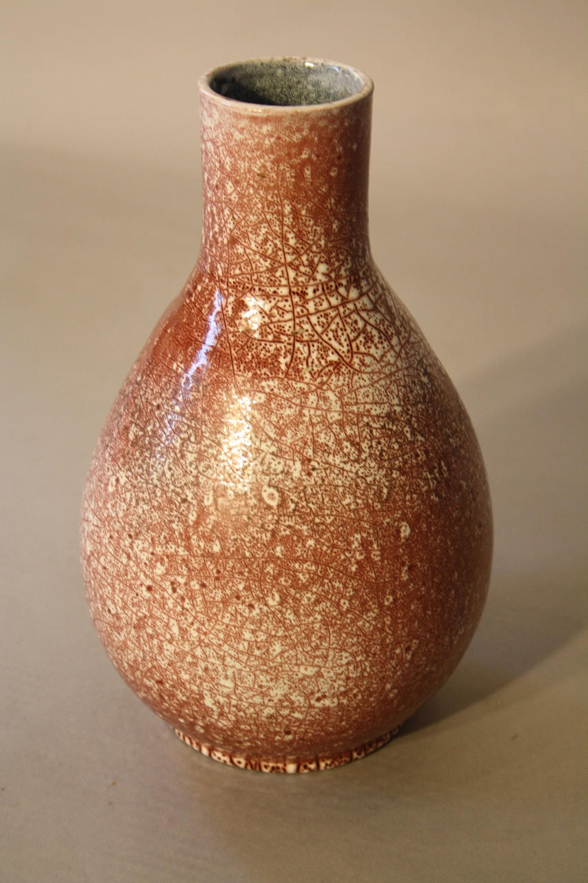 Accolay crackle glazed ceramic vase