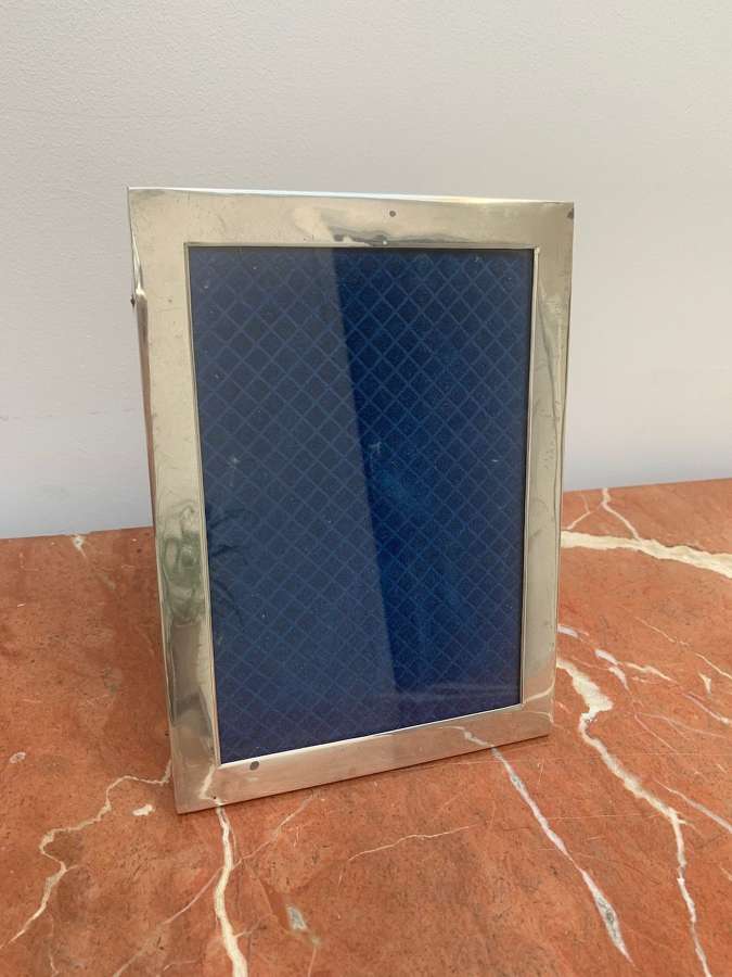 Solid silver photo frame