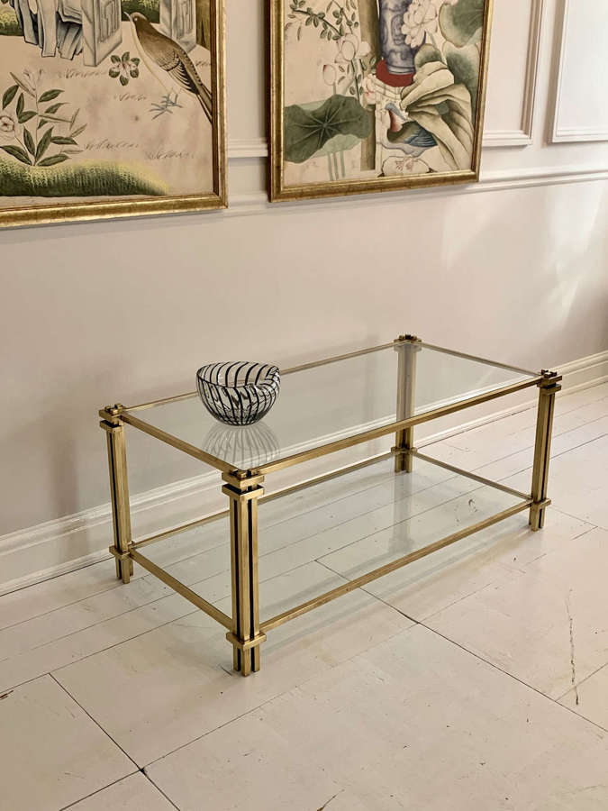 Two tier coffee table
