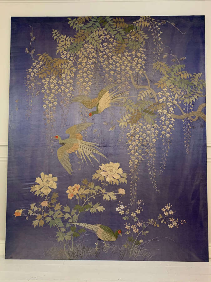 Antique Chinese embroidered panel