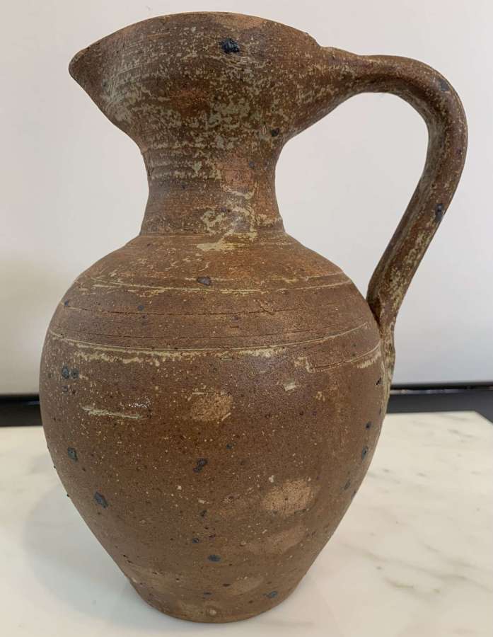 'Antiqued' earthenware jug